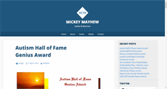 Desktop Screenshot of mickeymayhew.com